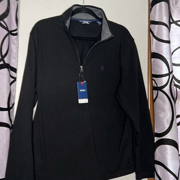 Izod quarter zip pull over sweatshirt new with tags size medium - Picture 4 of 10